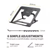 Suporte para portátil Fellowes Alumia portátil tamanho máx. 15 polegadas peso máx. 5 kg Preto