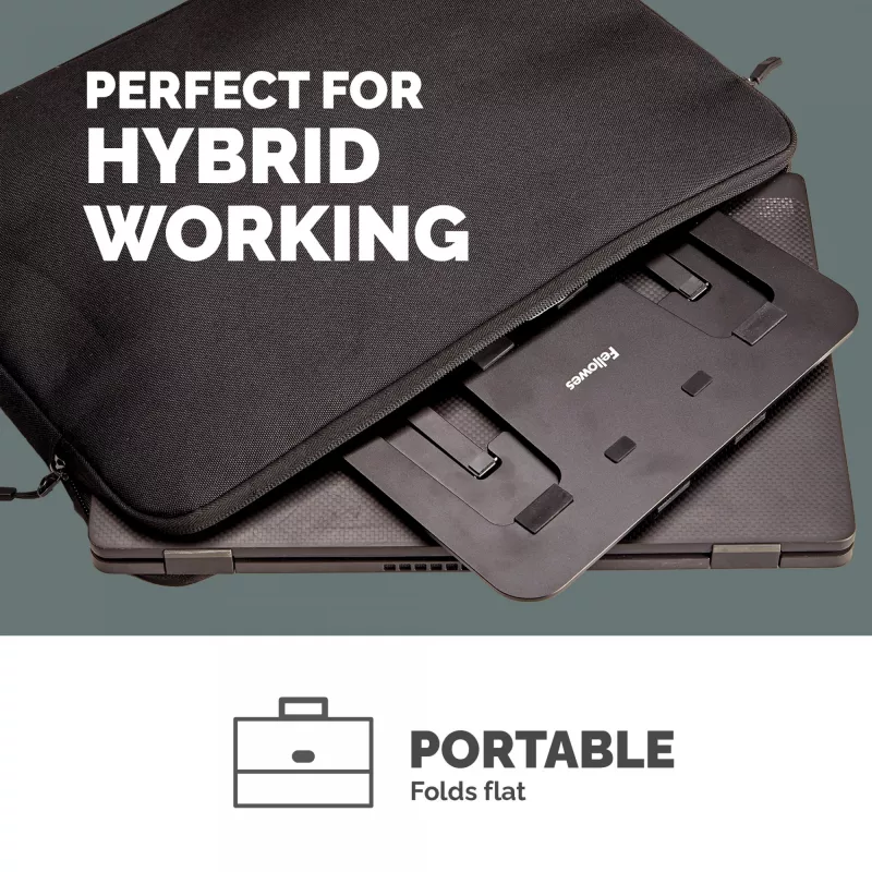 Suporte para portátil Fellowes Alumia portátil tamanho máx. 15 polegadas peso máx. 5 kg Preto