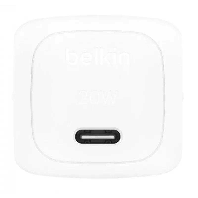 Carregador de parede BELKIN - Boostcharge - Compacto USB-C 20W PPS - Branco