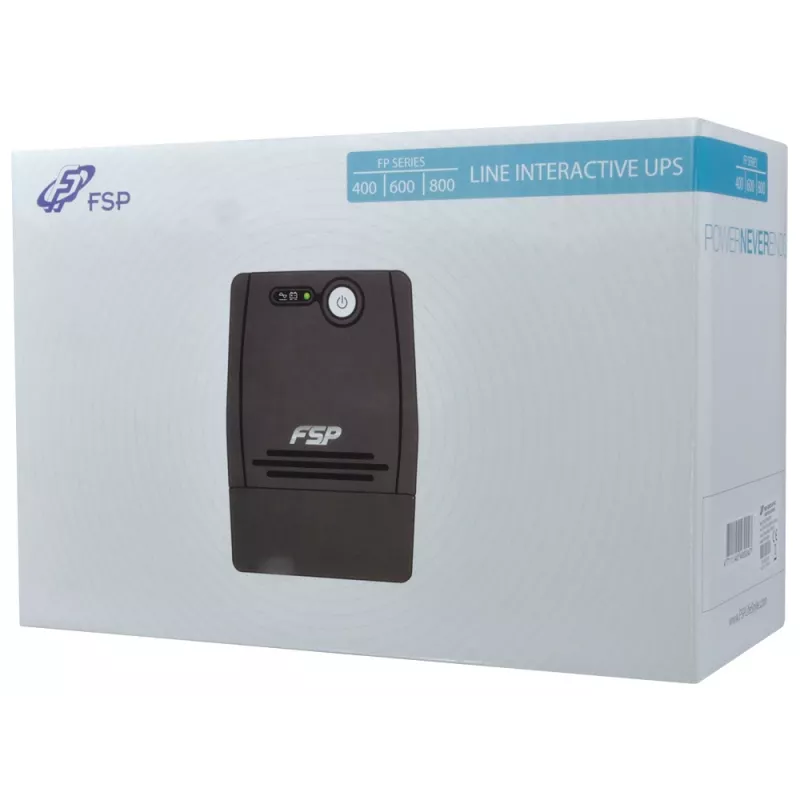 FSP FP 800 unidade de alimentação ininterrupta (UPS) 0,8 kVA 480 W 2 saídas AC