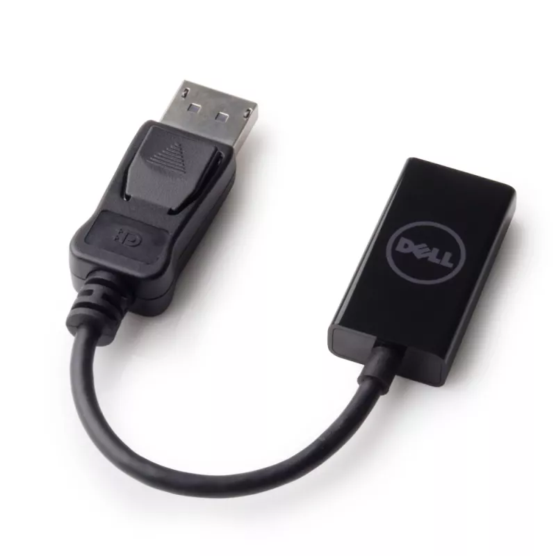 Dell 492-BBXU (DANAUBC087) adaptador de DisplayPort para HDMI 2.0, 4K, 0,2 m, preto