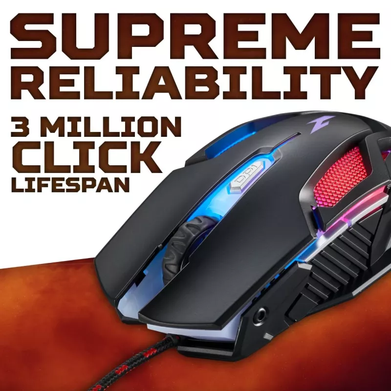 Acer Nitro Gaming Mouse II NMW200, com fio, preto