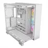 Caixa de PC CORSAIR – iCUE LINK 6500X RGB Mid-Tower Dual Chamber branco