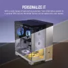 Caixa de PC CORSAIR – iCUE LINK 6500X RGB Mid-Tower Dual Chamber branco