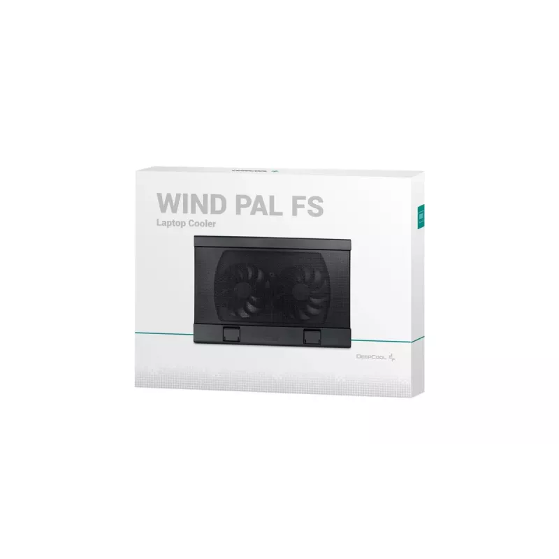 Base de refrigeração para portátil DEEPCOOL Wind Pal Fs 1200 Rpm - preto