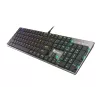 Teclado Gaming GENESIS Thor 420 RGB USB QWERTY US International Prateado