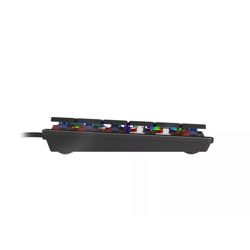 Teclado Gaming GENESIS Thor 420 RGB USB QWERTY US International Prateado