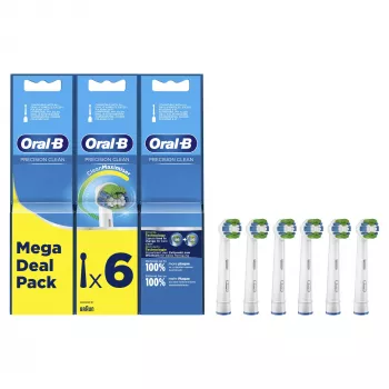 Cabeça de escova Oral-B Precision Clean 80339528 6 unid. Branco