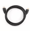 Gembird CC-HDMI4-1M cabo HDMI 2.0 com Ethernet, macho-macho, conectores banhados a ouro, 1 m, preto, embalagem a granel