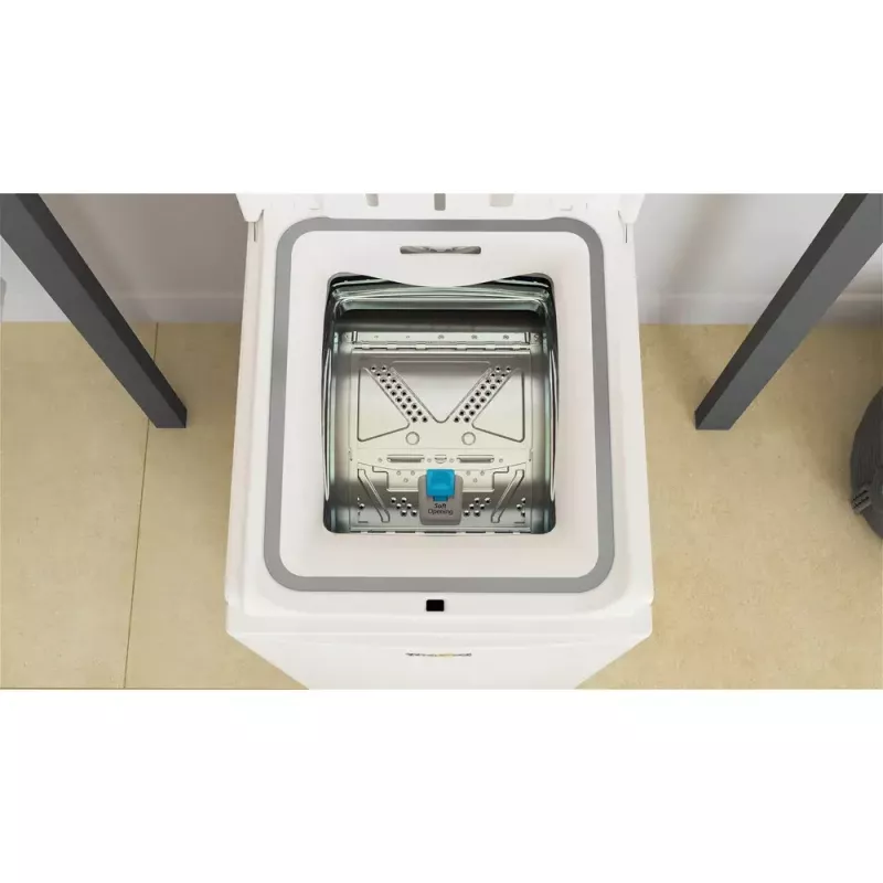 Máquina de lavar de carga superior WHIRLPOOL TDLRBX 6252BS EU — 6 kg, 1200 rpm, Classe de eficiência energética B, 900×400×600 mm, branco