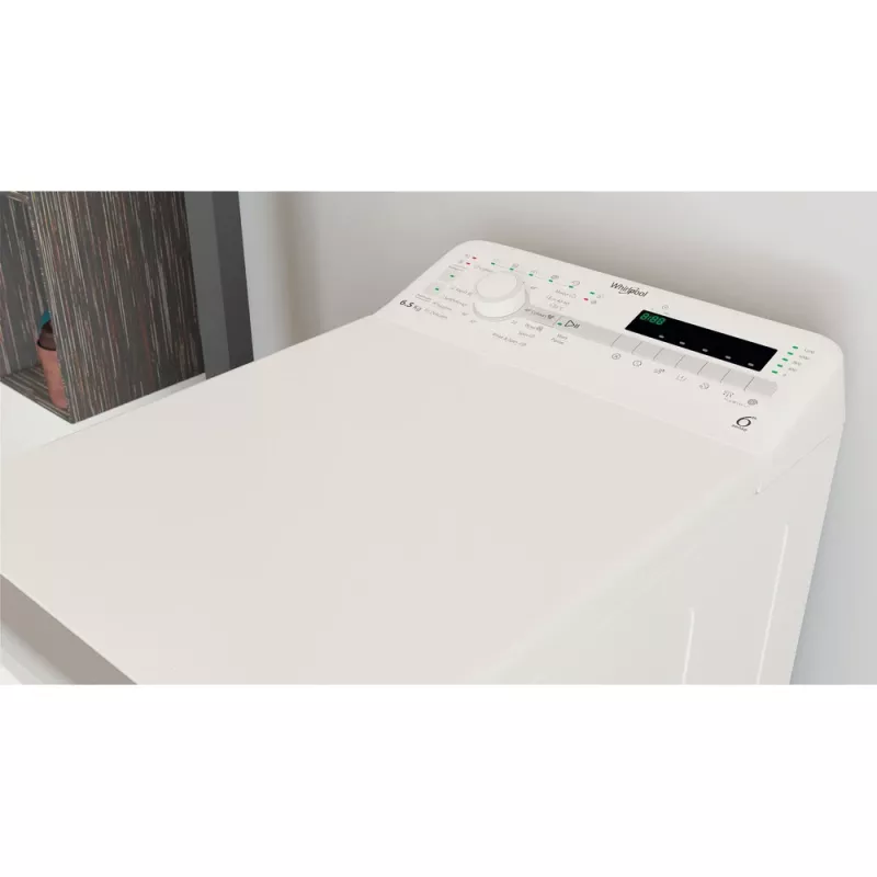 Máquina de lavar Whirlpool TDLR 65230SS EU/N de carga superior 6,5 kg 1151 rpm Branco