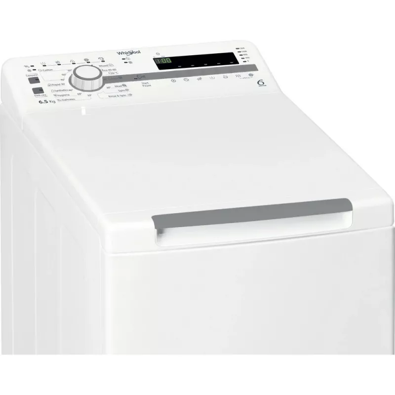 Máquina de lavar Whirlpool TDLR 65230SS EU/N de carga superior 6,5 kg 1151 rpm Branco