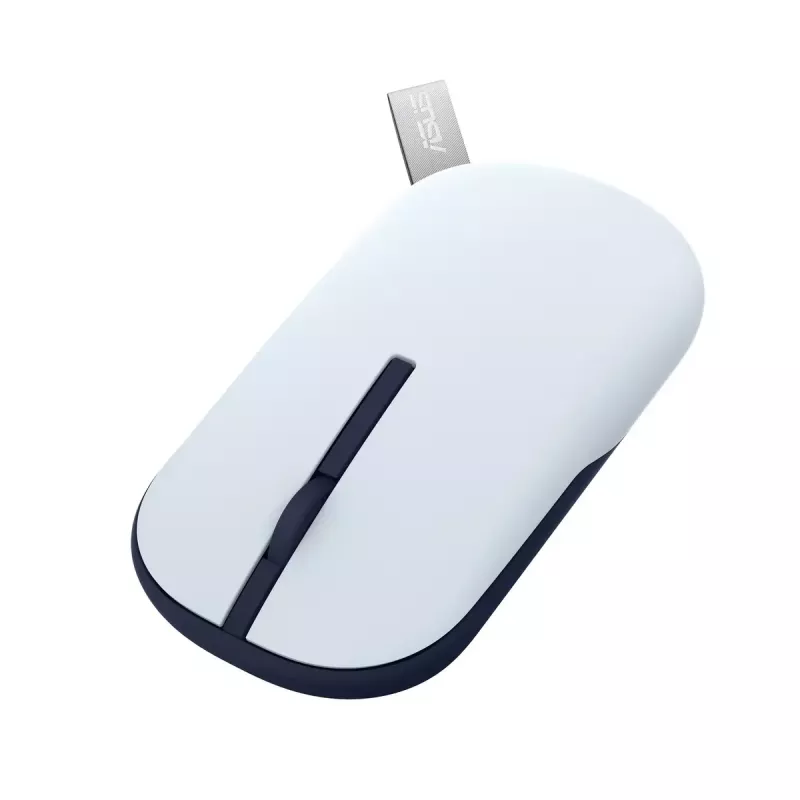 Rato ASUS Marshmallow MD100 Escritório Ambidestro RF Wireless + Bluetooth Ótico 1600 DPI