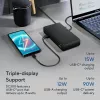 Dock USB-C ASUS Triple Display DC300 Docking USB 3.2 Gen 2 (3.1 Gen 2) Type-C Preto