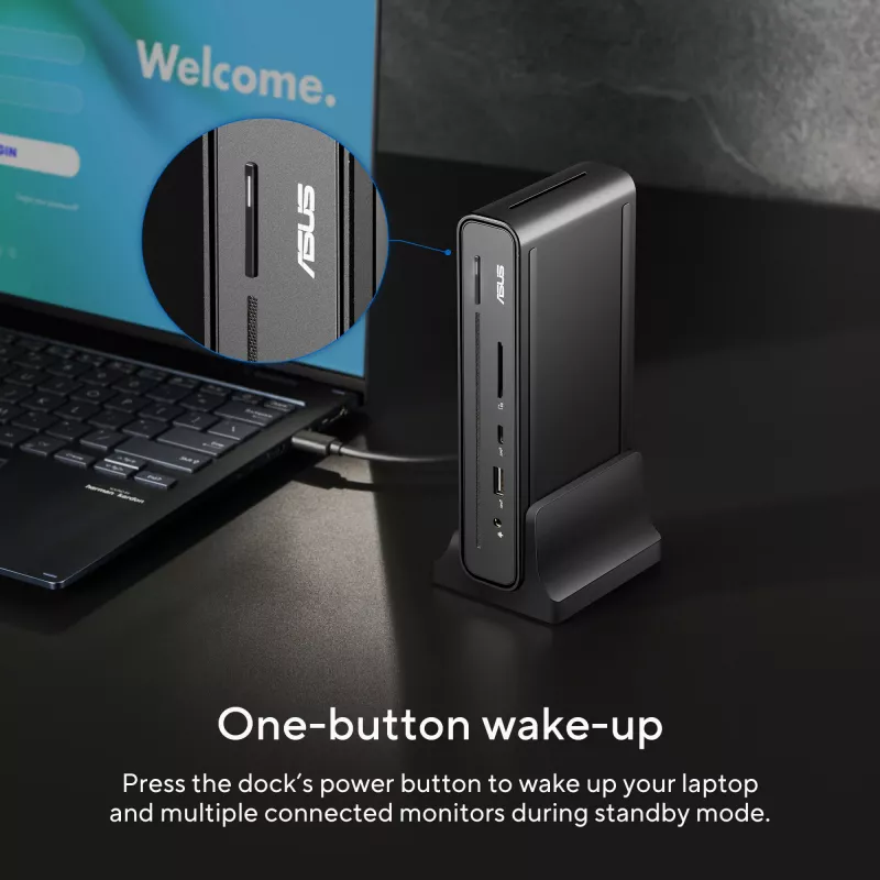 Dock USB-C ASUS Triple Display DC300 Docking USB 3.2 Gen 2 (3.1 Gen 2) Type-C Preto