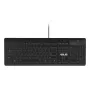Teclado ASUS Smart Card KU100 para casa/escritório USB preto