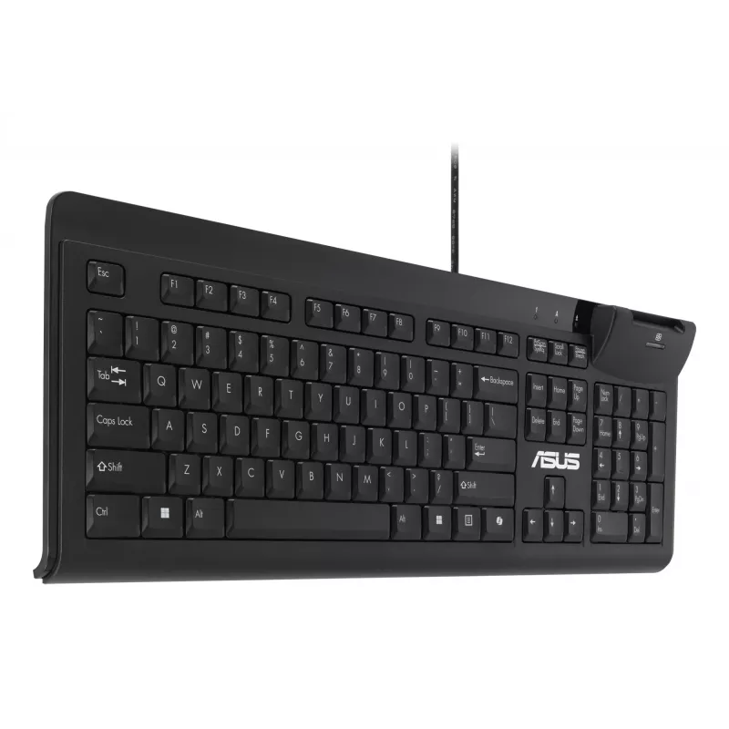 Teclado ASUS Smart Card KU100 para casa/escritório USB preto