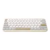 Teclado Bluetooth sem fios ASUS Marshmallow KW100 — layout US International, Oat Milk