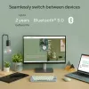 Teclado Bluetooth sem fios ASUS Marshmallow KW100 — layout US International, Oat Milk
