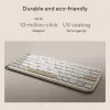 Teclado Bluetooth sem fios ASUS Marshmallow KW100 — layout US International, Oat Milk