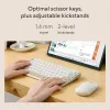 Teclado Bluetooth sem fios ASUS Marshmallow KW100 — layout US International, design compacto