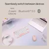 Teclado Bluetooth sem fios ASUS Marshmallow KW100 — layout US International, design compacto