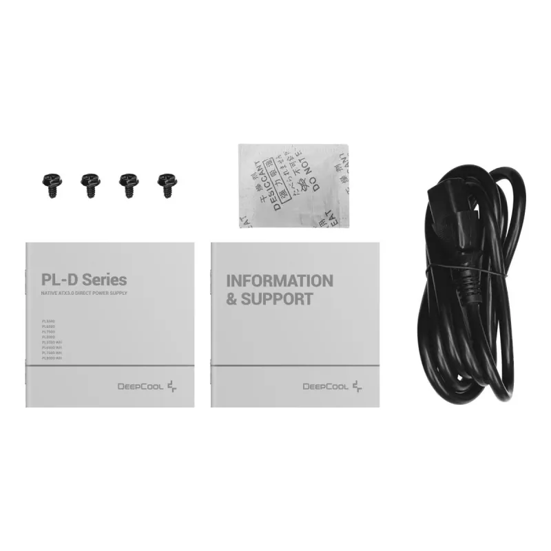 Fonte de alimentação DEEPCOOL Pl650d 650 W 20+4 Pin ATX - branco