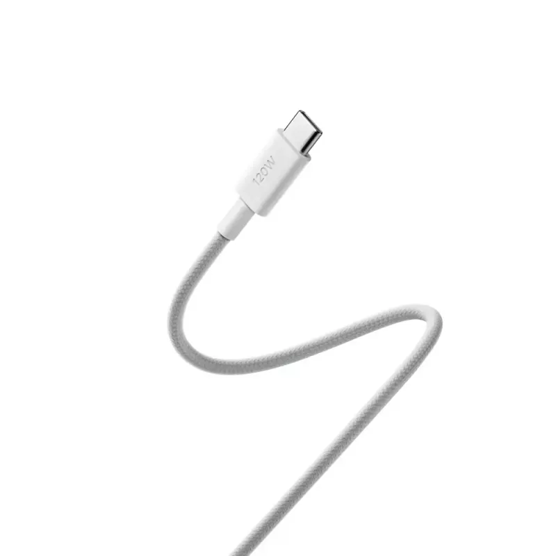 Cabo USB-C para USB-C trançado Xiaomi 6A, 2 m