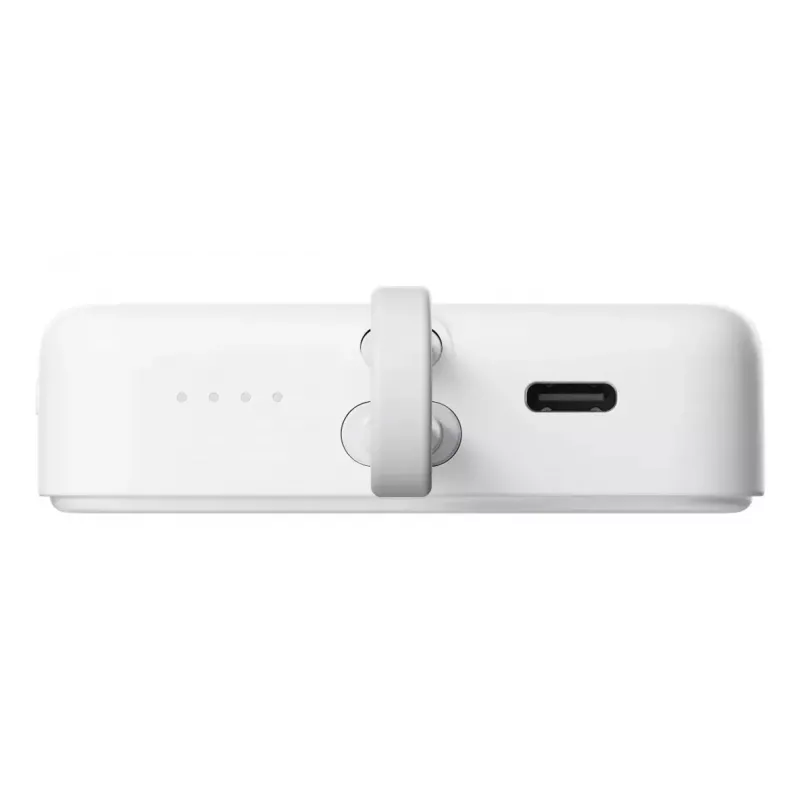 Powerbank Xiaomi BHR9822GL 10000 mAh Li-Ion com carregamento sem fios, 2× USB-C, branco