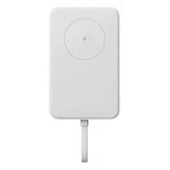 Powerbank Xiaomi BHR9822GL 10000 mAh Li-Ion com carregamento sem fios, 2× USB-C, branco