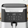 Fritadeira de ar quente Tefal Easy Fry & Grill EY801D 6,5 L de bancada 1650 W aço inoxidável