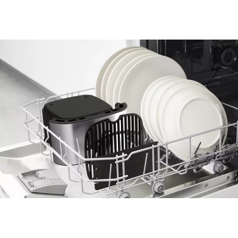 Fritadeira de ar quente Tefal Easy Fry & Grill EY801D 6,5 L de bancada 1650 W aço inoxidável