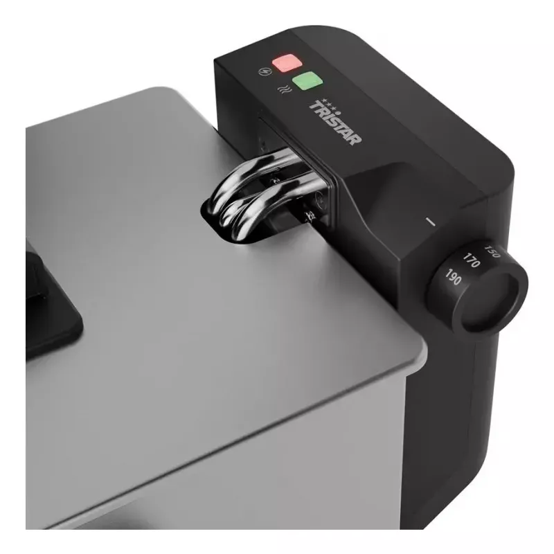 Fritadeira Tristar FR-9334 – capacidade individual de 3 L, 2000 W, botão rotativo, prateado