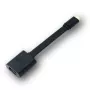 Cabo USB DELL DBQBJBC054 USB 3.2 Gen 1 (3.1 Gen 1) 0,132 m USB C USB A preto