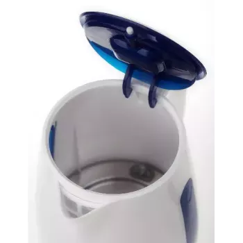 Chaleira elétrica Adler 1,7 L 2200 W azul branco