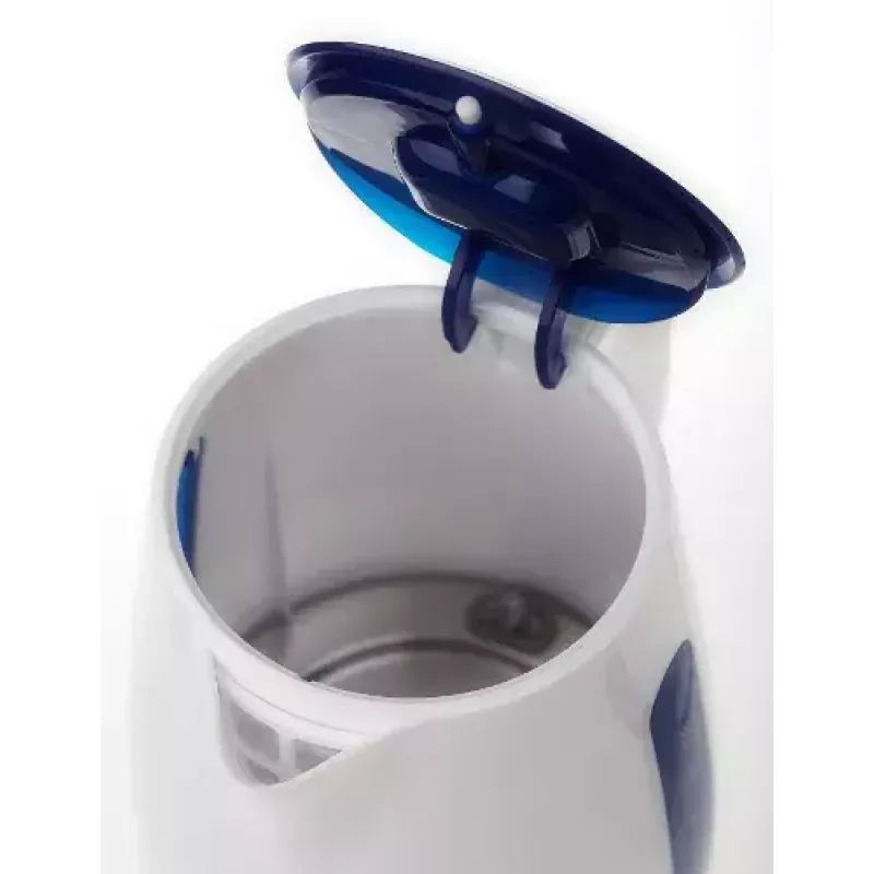 Chaleira elétrica Adler 1,7 L 2200 W azul branco