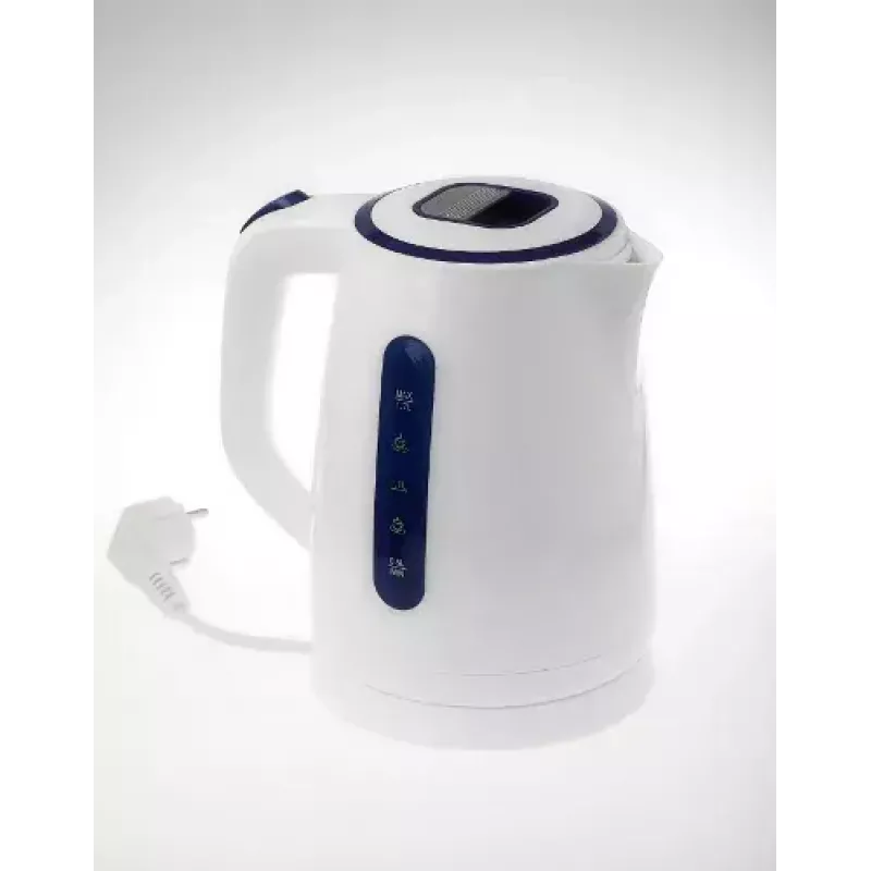 Chaleira elétrica Adler 1,7 L 2200 W azul branco