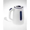 Chaleira elétrica Adler 1,7 L 2200 W azul branco