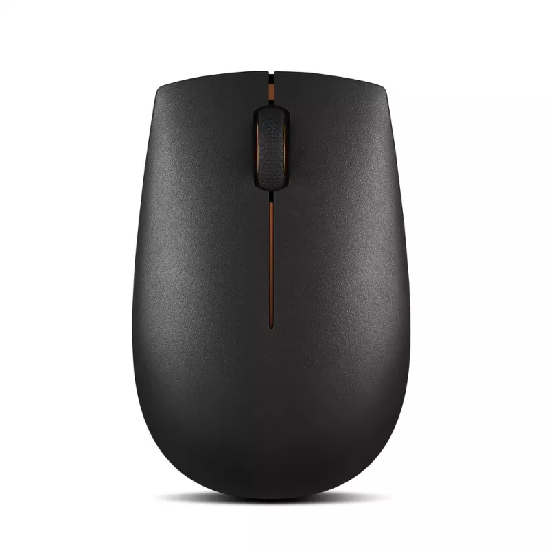 Rato sem fios compacto Lenovo 300 preto, 1000 DPI, 2,4 GHz