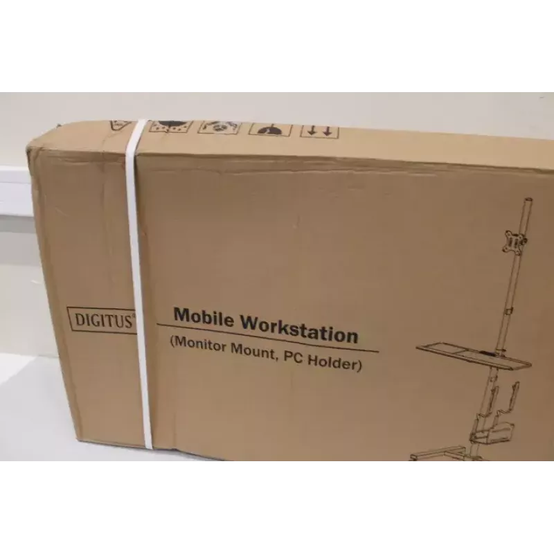 Suporte para monitor e suporte para PC DIGITUS DA-90374 — regulável em altura para ecrãs de 17–32