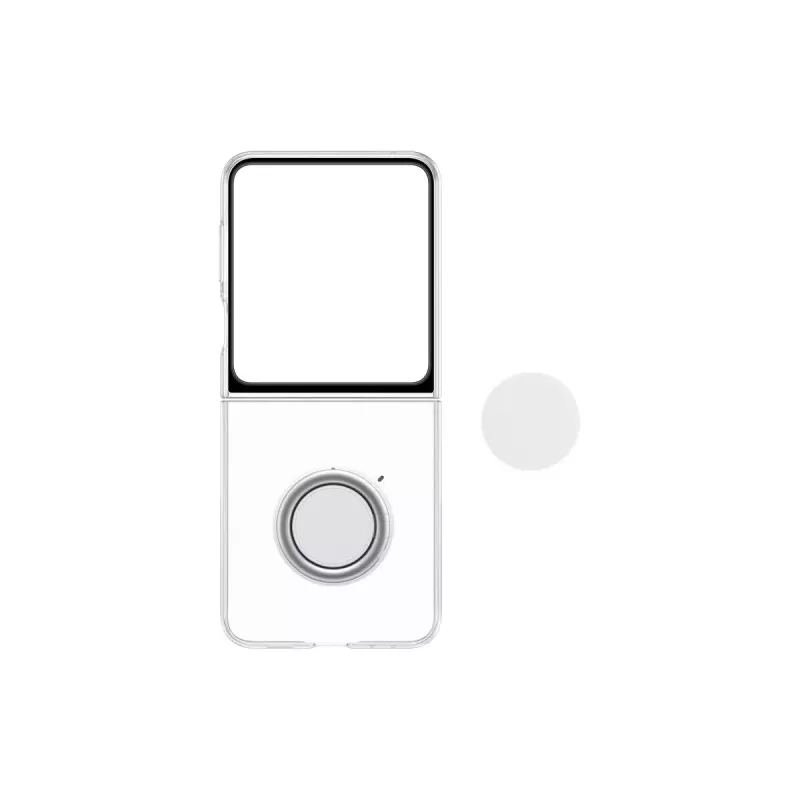 Samsung EF-XF731CTEGWW Clear Gadget Case capa para Galaxy Z Flip5, transparente