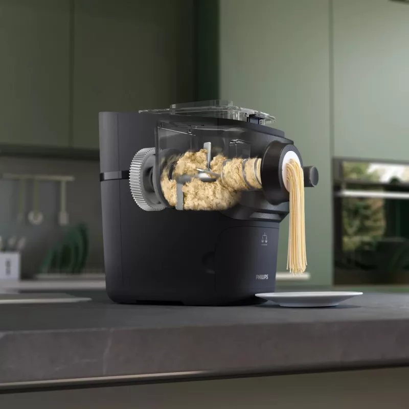 Máquina de fazer massa Philips série 7000 HR2665/96 — 200 W, 220–240 V, compacta, metal/plástico, 229×327×322 mm