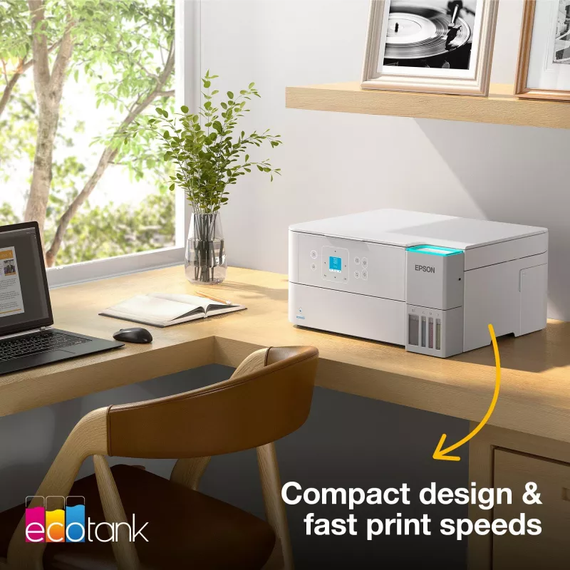 Impressora multifunções jato de tinta Epson EcoTank L4366 — A4, 4800 x 1200 DPI, 33 ppm, Wi‑Fi, Ethernet, frente e verso