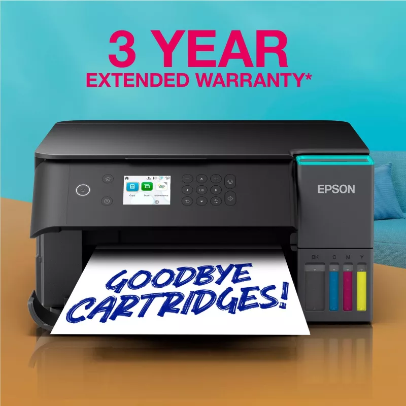 Impressora multifunções jato de tinta Epson EcoTank L6360 — cor, A4, 4800x1200 DPI, 35 ppm, Wi‑Fi, frente e verso