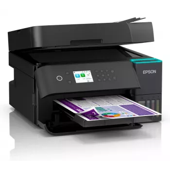 Impressora multifunções jato de tinta Epson EcoTank L6370 — cor, A4, 4800x1200 DPI, Wi‑Fi, Ethernet