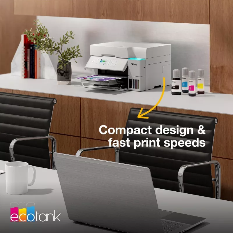Impressora multifunções jato de tinta Epson EcoTank L6376 — cor, A4, 4800 x 1200 DPI, 35 ppm, Wi‑Fi, Ethernet, frente e verso