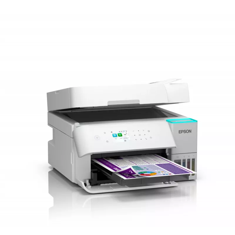 Impressora multifunções jato de tinta Epson EcoTank L6376 — cor, A4, 4800 x 1200 DPI, 35 ppm, Wi‑Fi, Ethernet, frente e verso