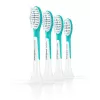 Cabeças de escova de dentes Philips Sonicare For Kids HX6044/90, 4 unidades, azul/branco, substituição a cada 3 meses