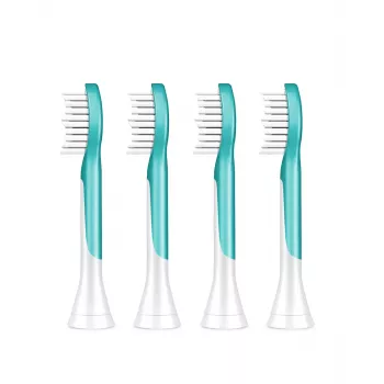 Cabeças de escova de dentes Philips Sonicare For Kids HX6044/90, 4 unidades, azul/branco, substituição a cada 3 meses