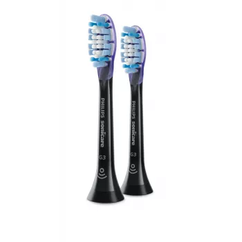 Cabeças de escova Philips Premium Gum Care HX9052/88 pack de 2, 2 unid., preto, 3 meses, suave, 62000 movimentos por minuto, Philips